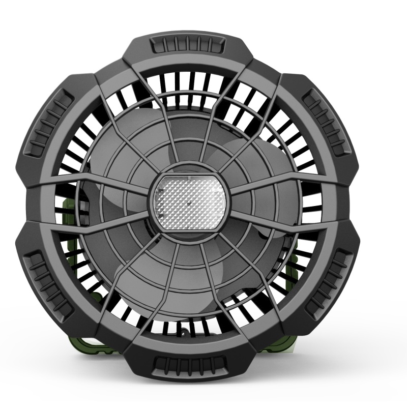 Ventilatore da campeggio ricaricabile con luce LED Mf 0510VL - immagine 3