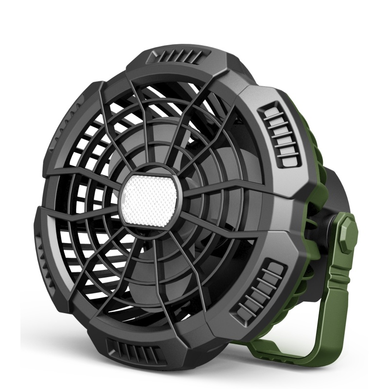 Ventilatore da campeggio ricaricabile con luce LED Mf 0510VL - immagine 4