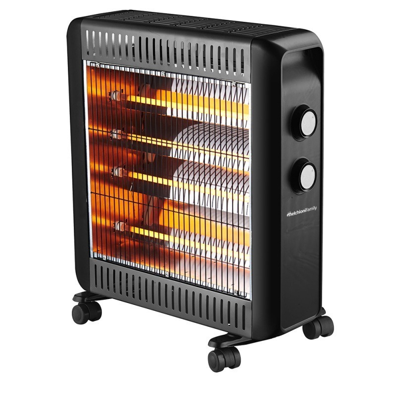 Aufun Termoventilatore Ceramica 3000W PTC | Caldo Veloce E Basso Consumo, 3 Modalità + Funzione Ventola Fresca, Nero