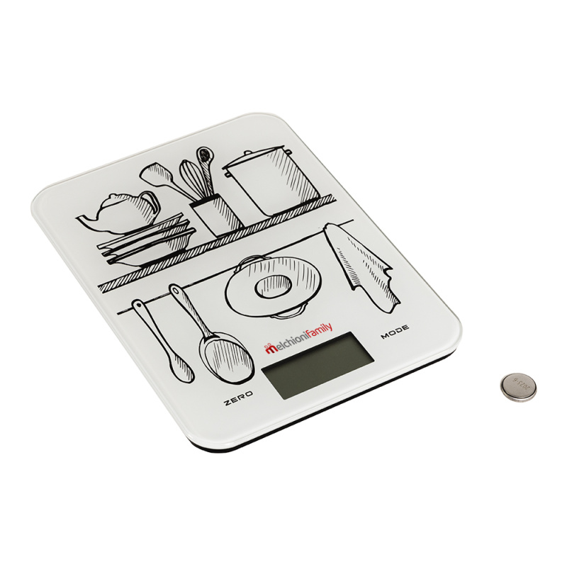 Bilancia da cucina con piatto in vetro GLASS - immagine 3