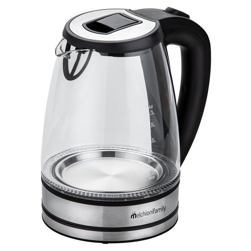 Bollitore in vetro senza filo 1,7L MR BOIL - immagine 2